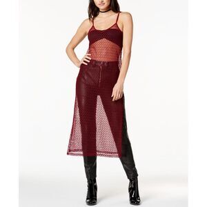 Twiin Fishnet Midi Dress